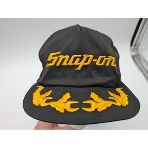 Snap-on Tools Hat Black Yellow Scrambled Eggs Wrench Embroidery Snapback Cap